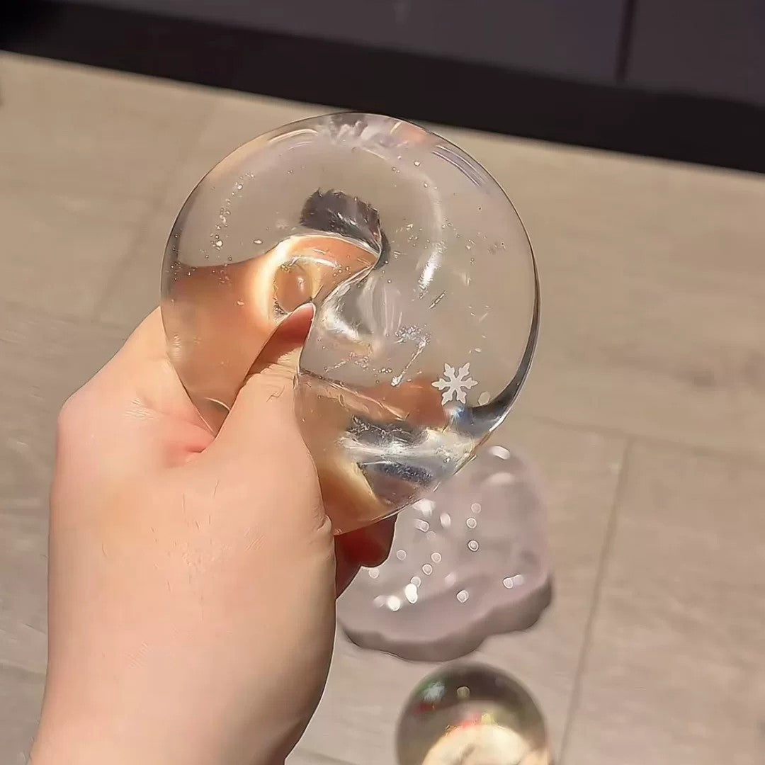 Coconut oil squeeze relaxation ball