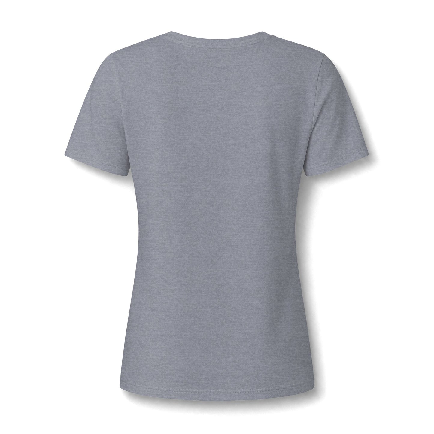 Women's Relaxed Heather CVC V-Neck Tee