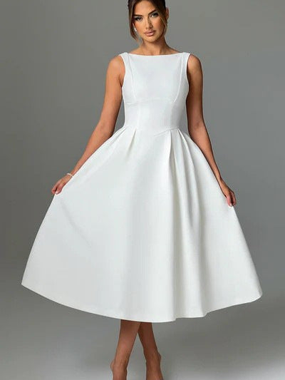 Women's Backless Strap Dress
